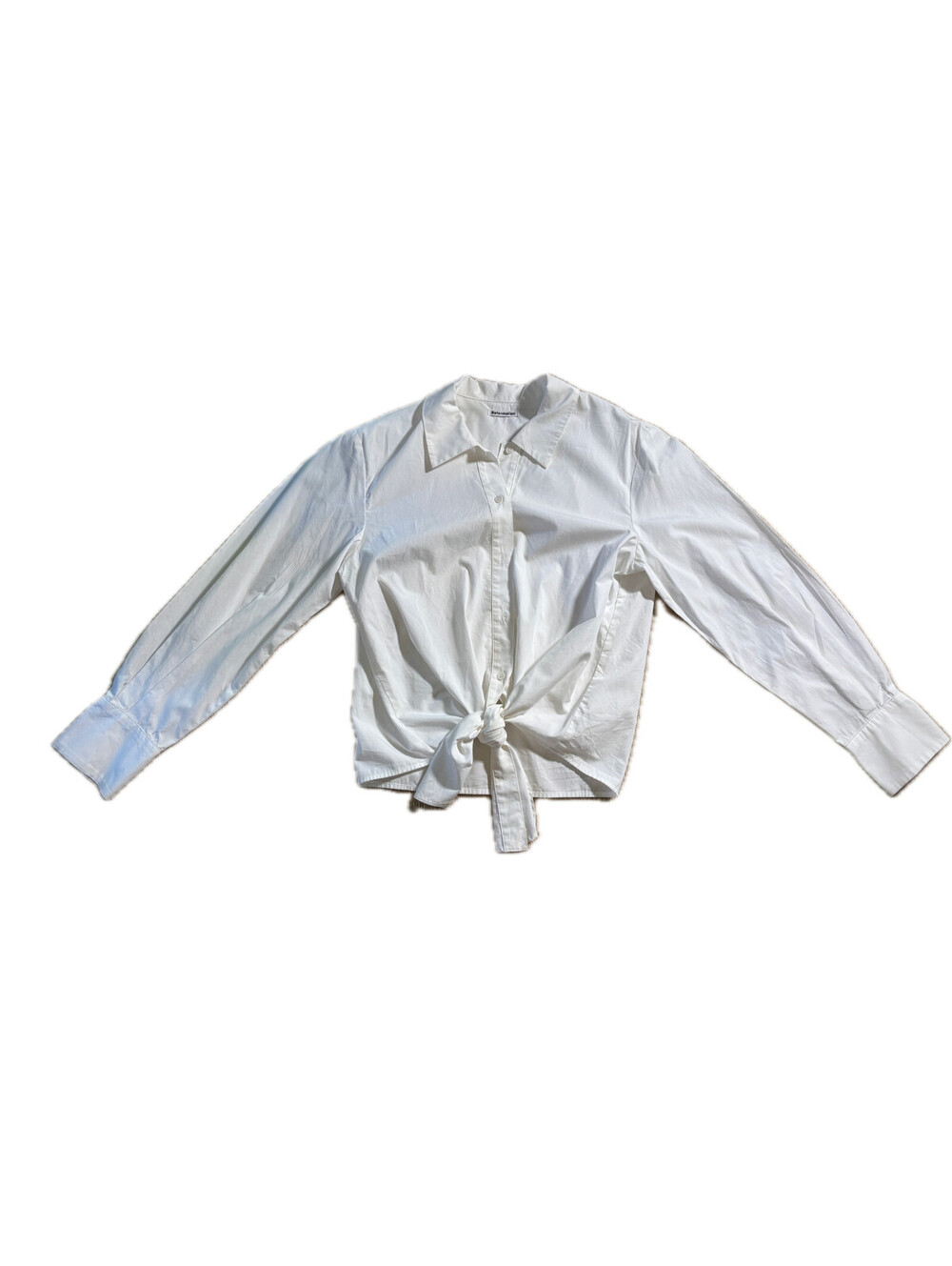Reformation Becker Shirt White Size Medium